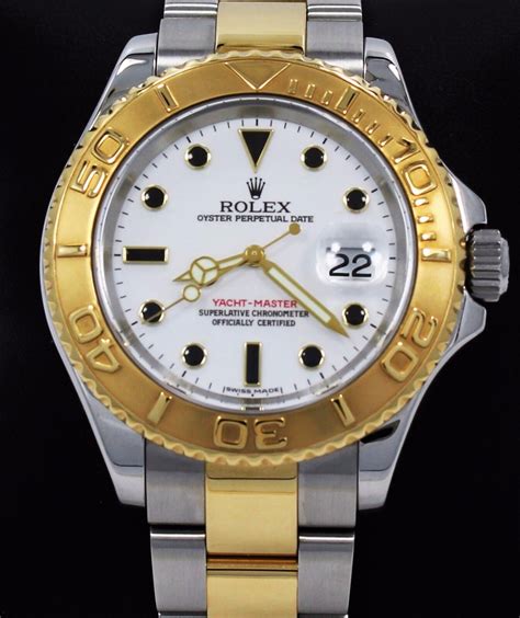 rolex yacht master acciaio oro|rolex yacht master 40 18 ct.